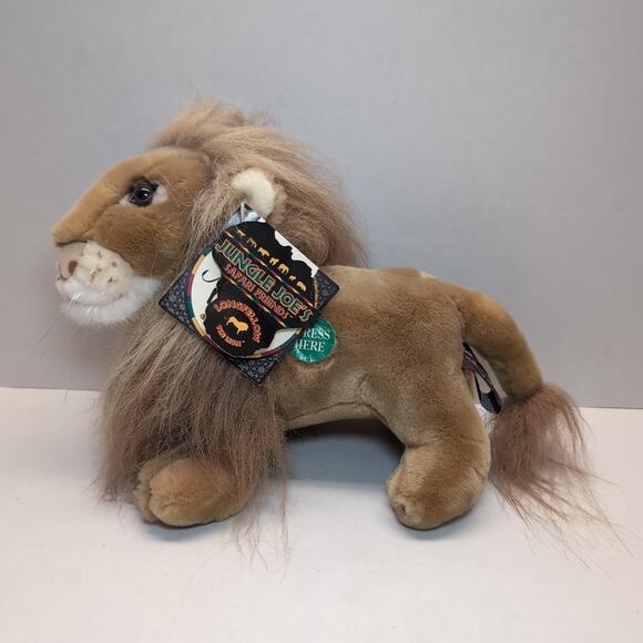 3 Jungle Joes's Safari Friends Talking Plush Cheetah Lion Bear MISSING Backpack - Picture 7 of 16